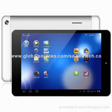 7.85-inch 3G Dual Core MID, MTK8312 A9, Android 4.2, 3G Phone, GPS, Bluetooth, FM